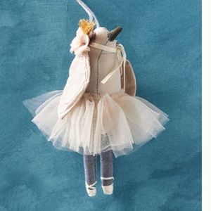 Anthropologie Lena Bekh Ballerina Bird Ornament